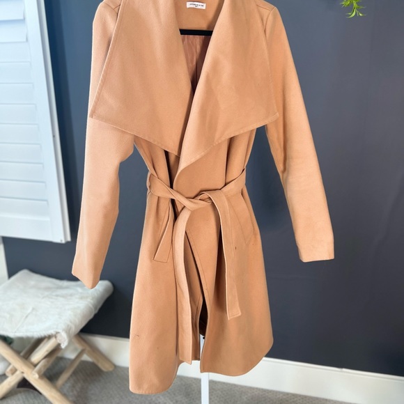 Jacqueline De Yong Trench coat. Suede feel. - Picture 8 of 16